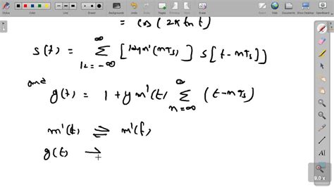 Solved A Plot The Spectrum Of A Pam Wave Produced By The Modulating