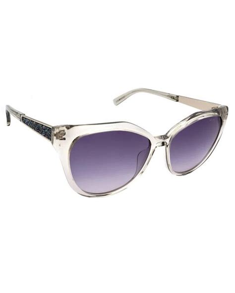 Guess By Marcian Gradient Blue Cat Eye Sunglasses Lyst