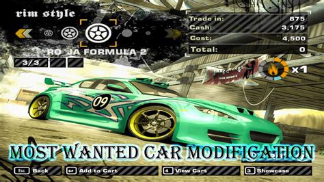 Customizing Your Dream Car Nfs Most Wanted Need For Speed Most Wanted