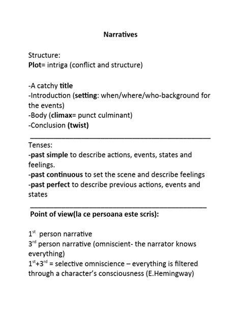 Story Structure | PDF