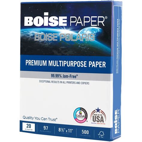 Polaris Premium Multipurpose Copy Paper Copy And Printer Paper Boise