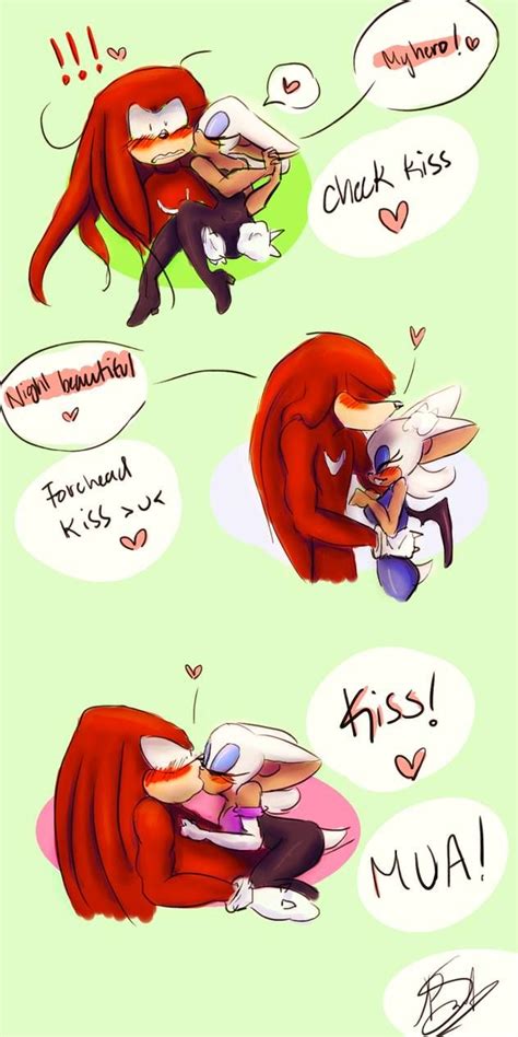 Sonic X Shadow And Rouge Kiss