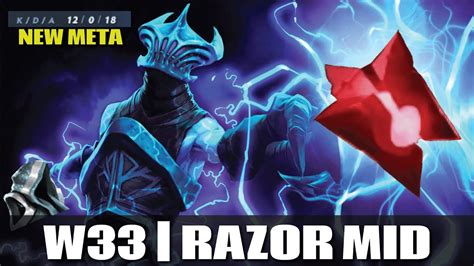 W Razor Mid Bloodstone New Meta Dota Pro Gameplay Full Game