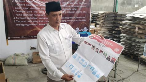 KPU Kota Kediri Temukan Ribuan Surat Suara Rusak Saat Proses Sortir Dan