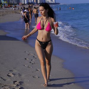 Iva Kovacevic Shows Off Her Sexy Body In A Bikini On The Beach In Miami 29 Photos Leaked