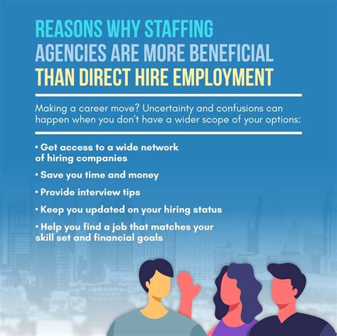 Reasons Why Staffing Agencies Are More Beneficial Than Direct Hire