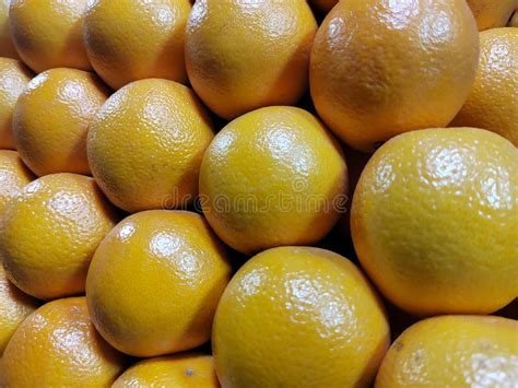 Orange Close Up View Oranges Fruits Display Stock Image Image Of