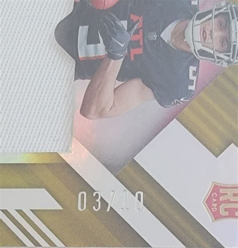 Panini Xr Rookie Xl Materials Gold Rxl Drake London Mem