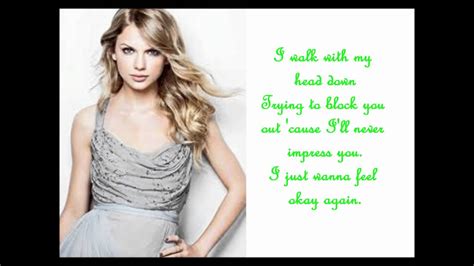 Mean Taylor Swift Lyrics Youtube