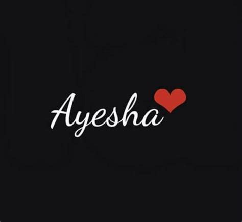 53 Top Ayesha name design With Creative Desiign | In Design Pictures