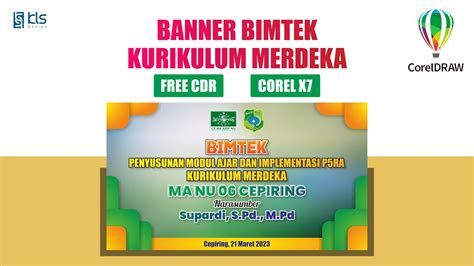 Free Cdr Desain Banner Bimtek Kurikulum Merdeka Klsdesain Youtube