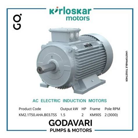 1 5KW 2HP Kirloskar Electric Induction Motor At Rs 18500 Kirloskar