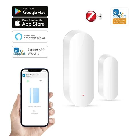 Zigbee Sensor Inteligente De Portas E Janelas Detectores Abertos E