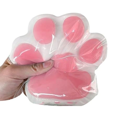 nxmy jumbo cat paw squishy toy large stress relief big paw design