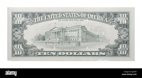 10 Us Dollars Banknote Stock Photo Alamy