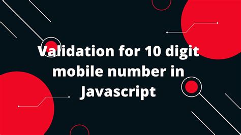 Digit Mobile Number Validation In Laravel Printable Templates Free