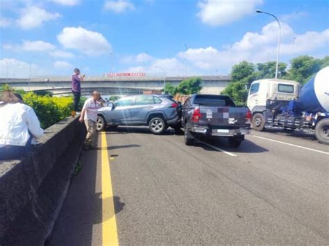 更新／國道1號彰化路段連環車禍！ 3車追撞一度回堵3公里