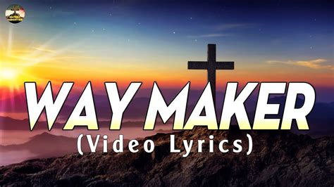 Way Maker Sinach Video Lyrics Youtube