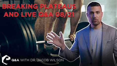 The Muscle PhD Academy Live 067 Breaking Plateaus YouTube