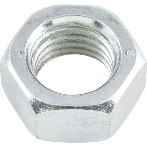 Qualfast M Steel Hex Nut Bright Zinc Plated Grade Qft J