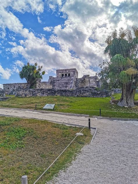 Tulum Quintana Roo Mexico Antiguas Ruinas De Tulum Sitio Maya