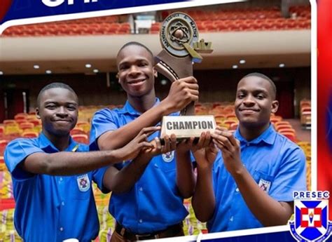 presec boys entered  campus  winning  nsmq