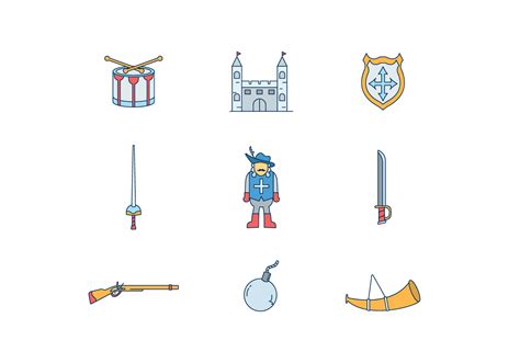 Musketeer Icons 152323 Vector Art at Vecteezy