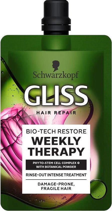 Gliss Kur Bio Tech Restore Weekly Therapy Intensive Conditioner For