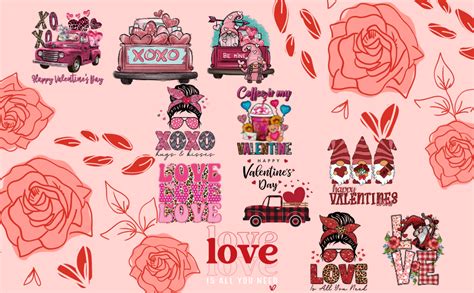 Amazon Sheets Valentine S Day Iron On Transfer Stickers Heat