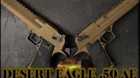 Double Desert Eagle 50 Caliber Ae First Firing Youtube