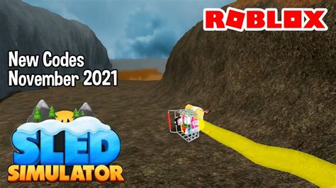 Roblox Sled Simulator New Codes November 2021 Youtube