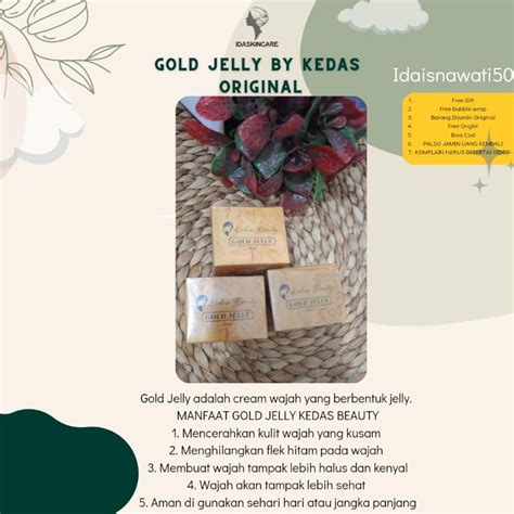 Jual KEDAS BEAUTY GOLD JELLY ORIGINAL PALSU UANG KEMBALI Shopee