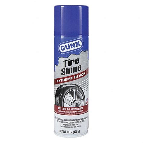 Gunk Tire Shine Aerosol 15 Oz 39r462ts15 Grainger