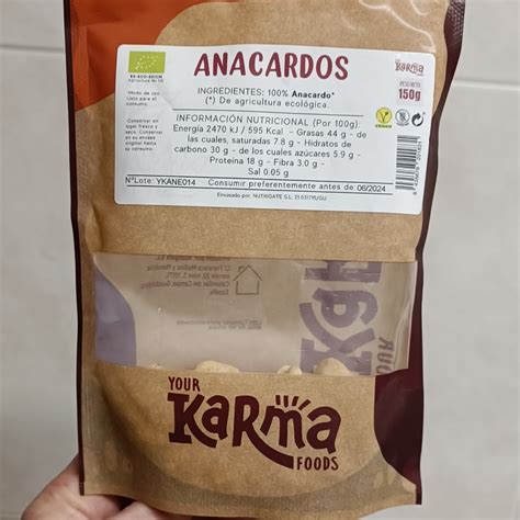 Your Karma Foods Anacardos Reviews Abillion