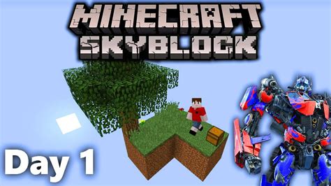 Crazy Minecraft Skyblock Series Day Youtube