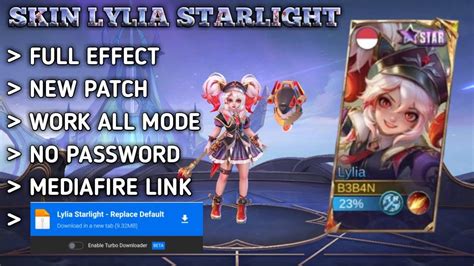 NEW Script Skin Lylia Starlight Magitech Arsenal No Password Mobile