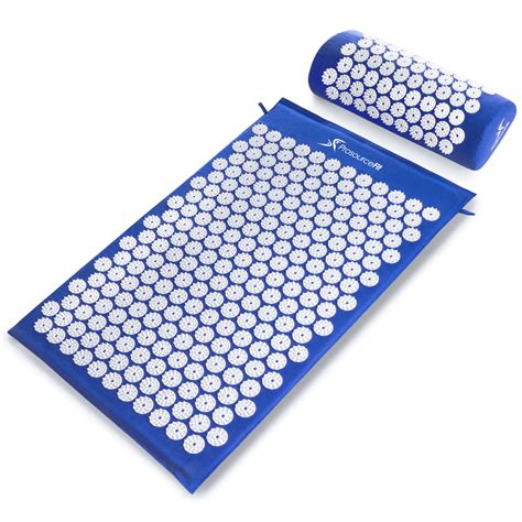 ProsourceFit Acupressure Mat And Pillow Set For Back Neck Pain Relief