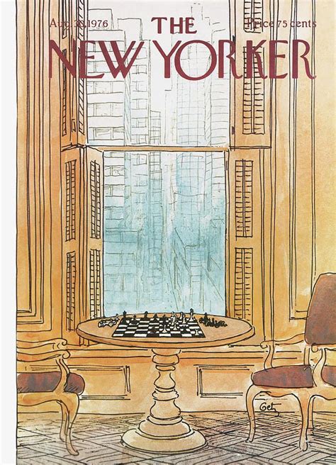 New Yorker August 30th 1976 By Arthur Getz New Yorker Covers The