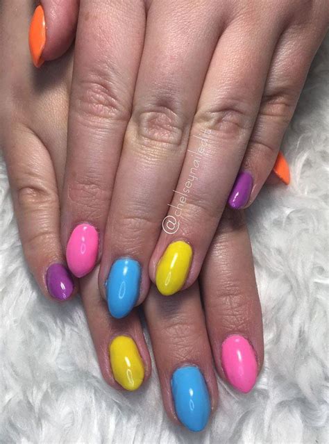 55 Elegant Multicolor Nails For Spring You Will Love Style VP Page 10