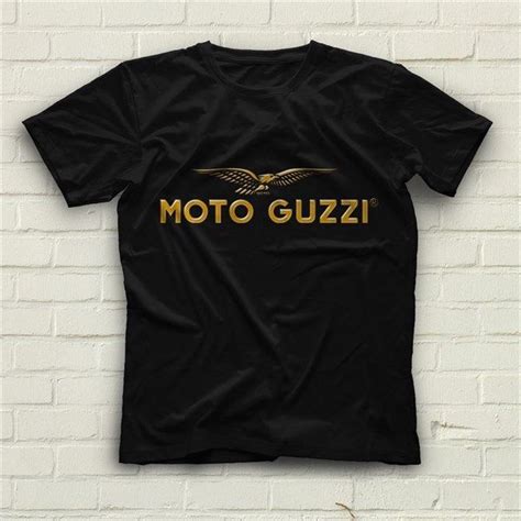 Moto Guzzi Black Unisex T Shirt Motos Y Ropa