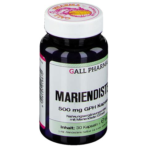 Gall Pharma Mariendistel Mg Gph Kapseln Shop Apotheke At