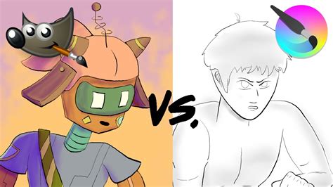 GIMP Vs Krita Which Is Better Drawing Practice Morgan Ozpin