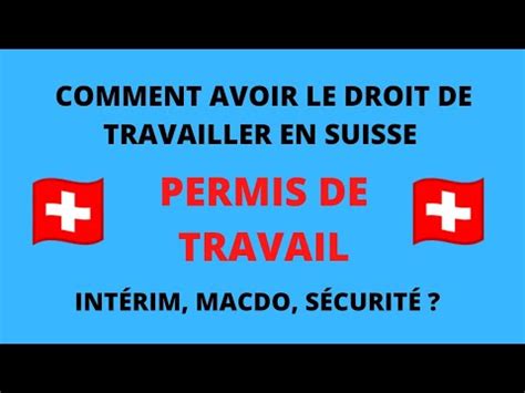 Les Diff Rents Permis De Travail Pour Frontalier Suisse Et Comment Les