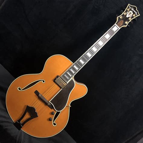 Mckerrihan 17″ Blonde Archtop Guitar — Guitars N Jazz