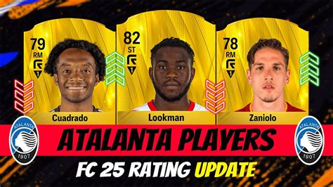 FC 25 Atalanta Player Ratings EA FC 25 Ft Lookman Cuadrado