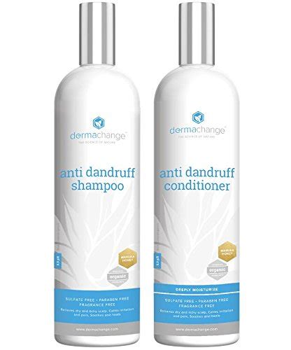 Organic Dandruff Shampoo And Conditioner Set Sulfate Free Anti