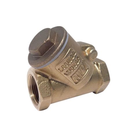 236F Brass Swing Check Valve - RED-WHITE VALVE CORP.