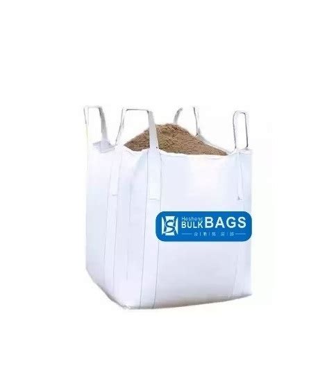 Hesheng Cement Ton Bags 1500kg FIBC Big Bulk Bag Jumbo Bag Construction