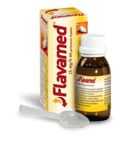 FLAVAMED 30 Mg 5 Ml Geriamasis Tirpalas 100 Ml Camelia