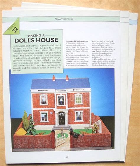 Dollhouse Pattern From A Magazine 1980s